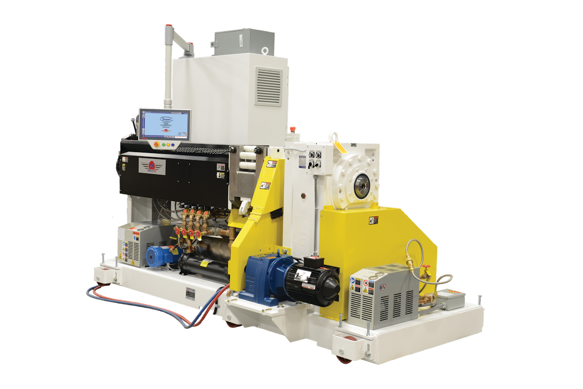 Silicone extruder gains control option Plastics Machinery & Manufacturing