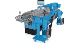 Coperion’s ZSK extruder boasts an overhauled ZS-EG twin-screw side-devolatilization system. The company also has designed the ZSK’s connection barrel for quick changes, allowing all four mounting bolts to be quickly undone.