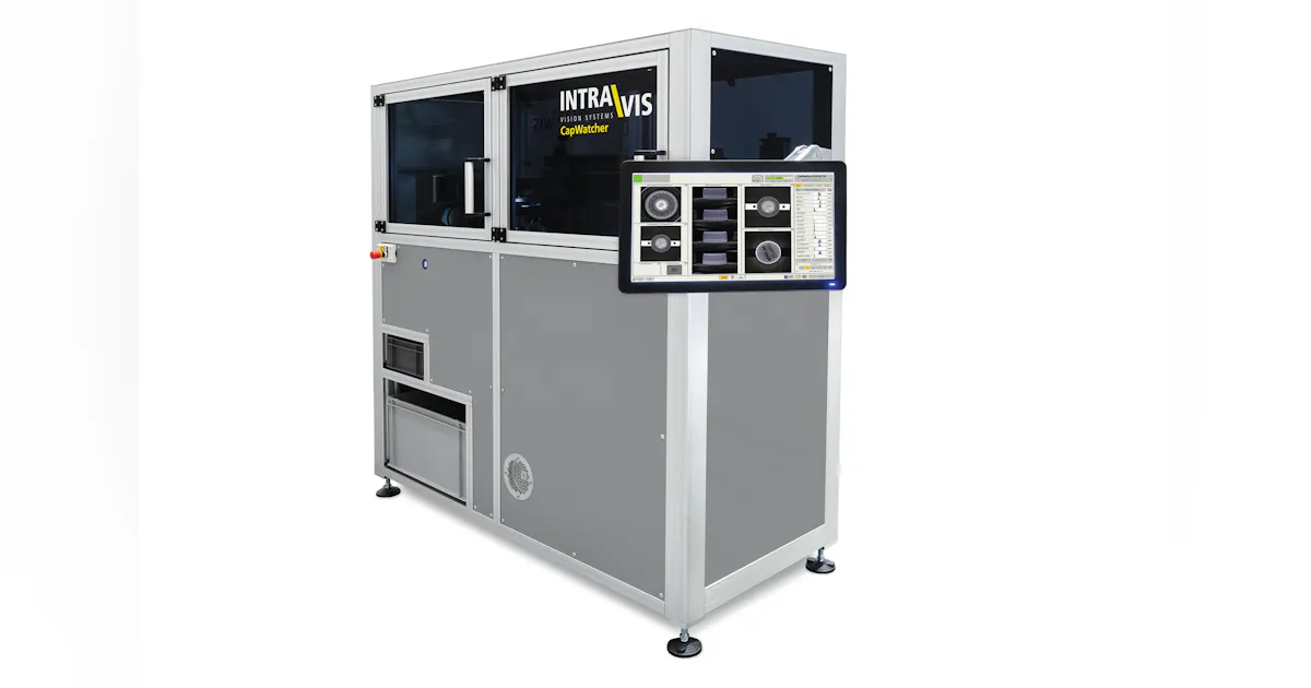 Cap Inspection System Intravis improves cap inspection system | Plastics Machinery Manufacturing
