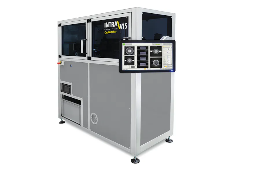 Cap Inspection System Intravis improves cap inspection system | Plastics Machinery ...