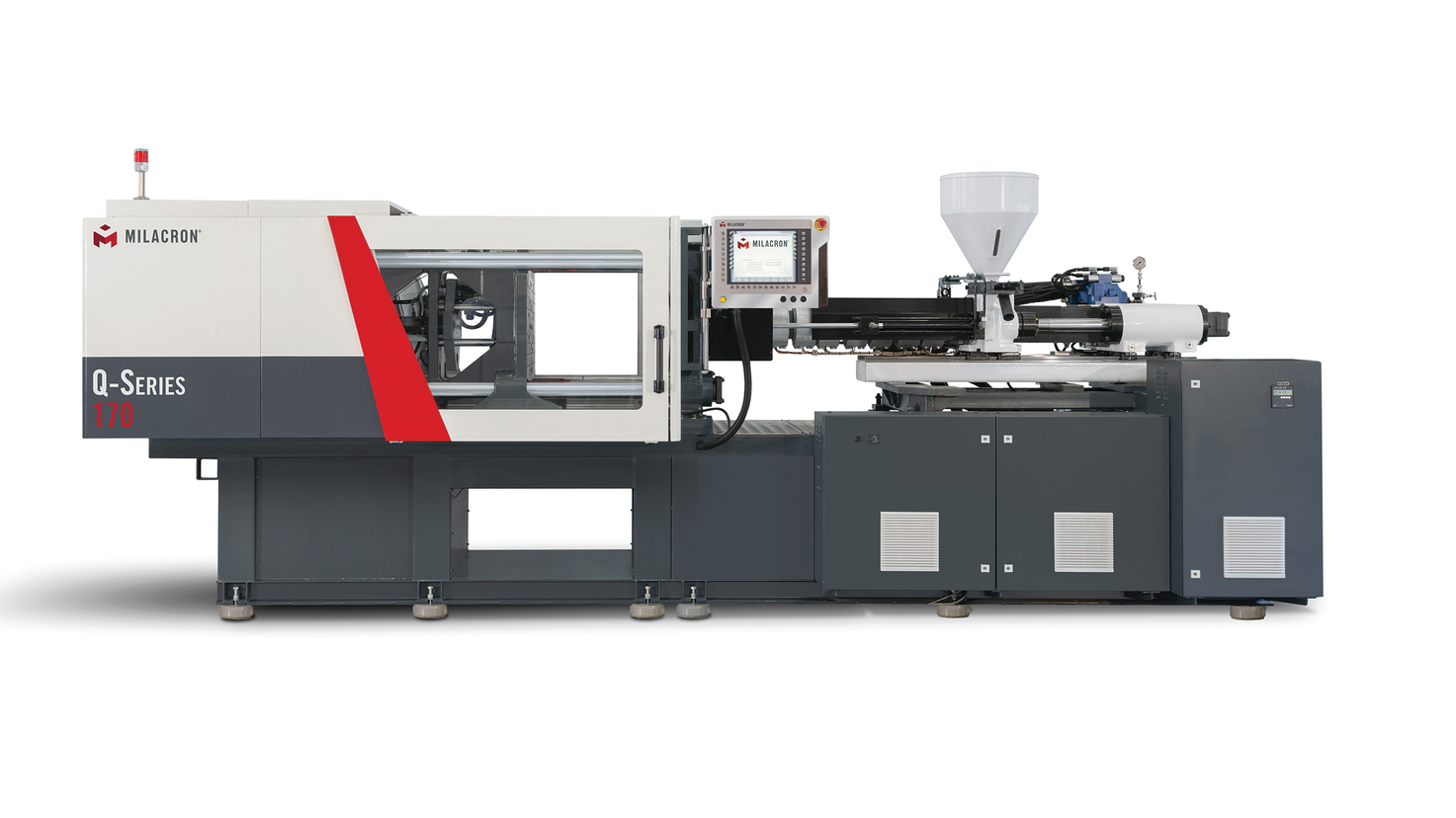 The Q-Series servo-hydraulic injection molding machine