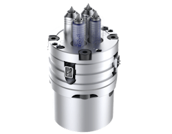 Günther is adding new versions to its BlueFlow nozzle line. Features of the product include high thermal conductivity, easy mounting and leak-resistance. Günther is adding new versions to its BlueFlow nozzle line. Features of the product include high thermal conductivity, easy mounting and leak-resistance.