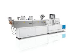 The twin-screw ZE BluePower extruder The twin-screw ZE BluePower extruder