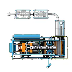 An illustration of the RS-90 with Rocheleau’s new HT-1 take-away and spin-trim automation package.
