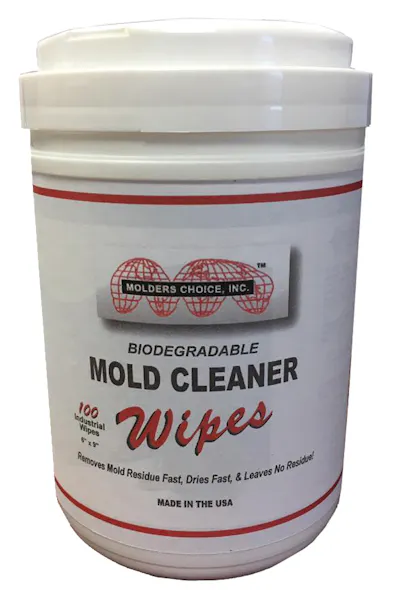 Wipes keep mold surfaces clean | Plastics Machinery & Manufacturing