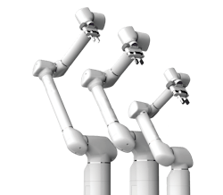 Productive Robotics’ seven-axis cobot line, from left: the OB7-Max 8, OB7-Max 12 and OB7. Productive Robotics’ seven-axis cobot line, from left: the OB7-Max 8, OB7-Max 12 and OB7.