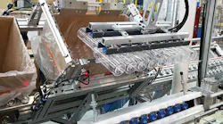 Lay-Flat Tooling technology allows blow molders to pack plastic bottles on their sides instead of the normal orientation.