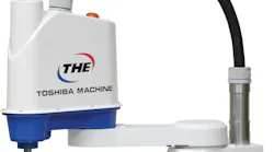 TM Robotics’ THE600 SCARA robot has a 23.6-inch reach and a maximum payload of 26.4 pounds.