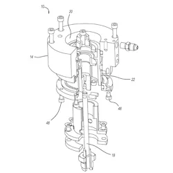 Magna Exteriors’ hydraulic sequential valve-gate actuator for an injection mold