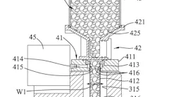 Shing Fuh Tai’s system includes an injection molding machine and attached resin feeding system.