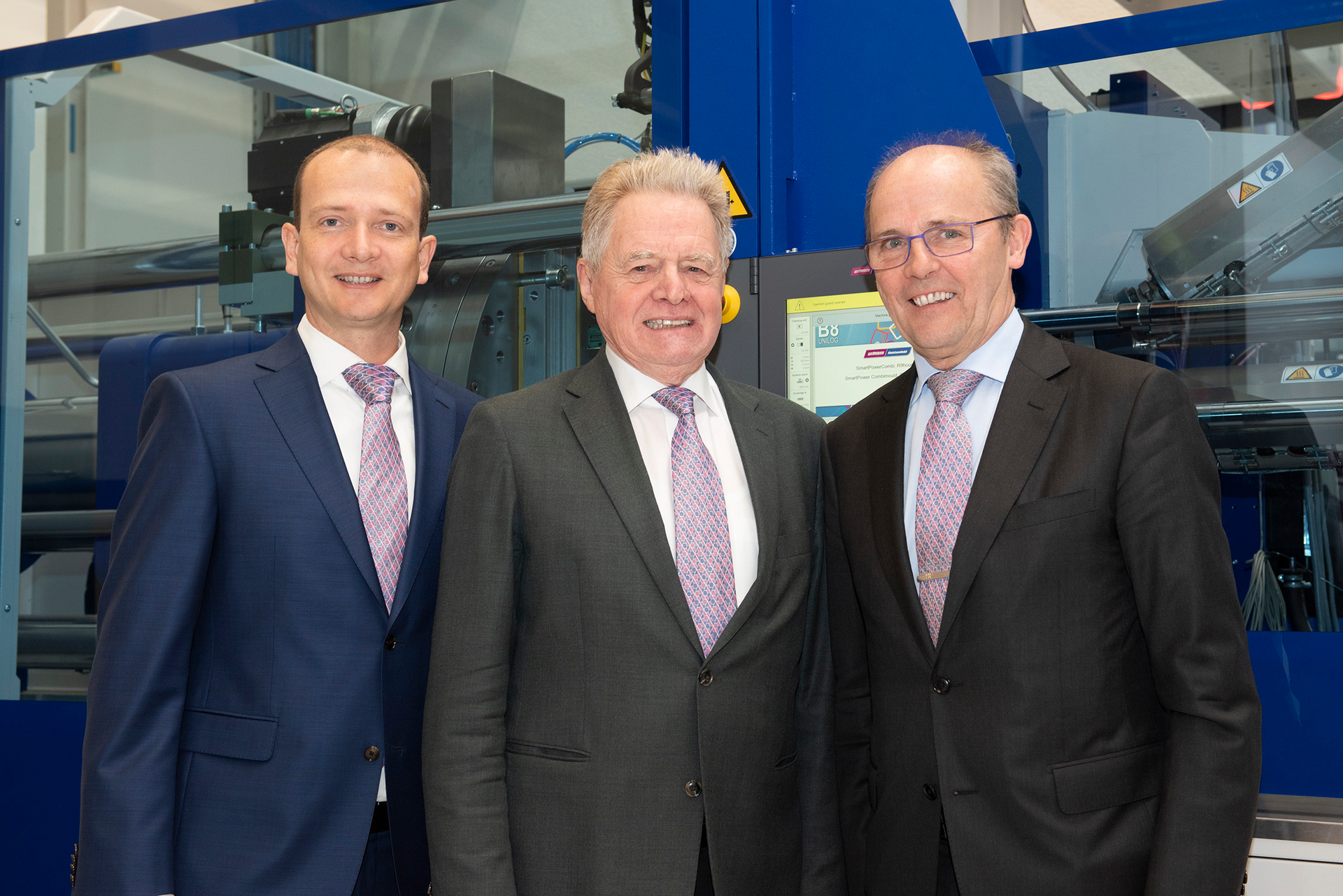 From left to right, Rainer Weingraber, Werner Wittmann, Georg Tinschert.