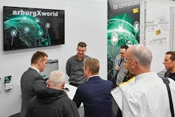Arburg launched its new customer portal arburgXworld in March at its Technology Days. Arburg launched its new customer portal arburgXworld in March at its Technology Days.