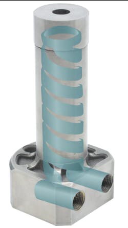 PCS’ conformally cooled sprue bushing PCS’ conformally cooled sprue bushing