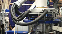 The Evolution five-layer blown film line produces form-fill-seal film.