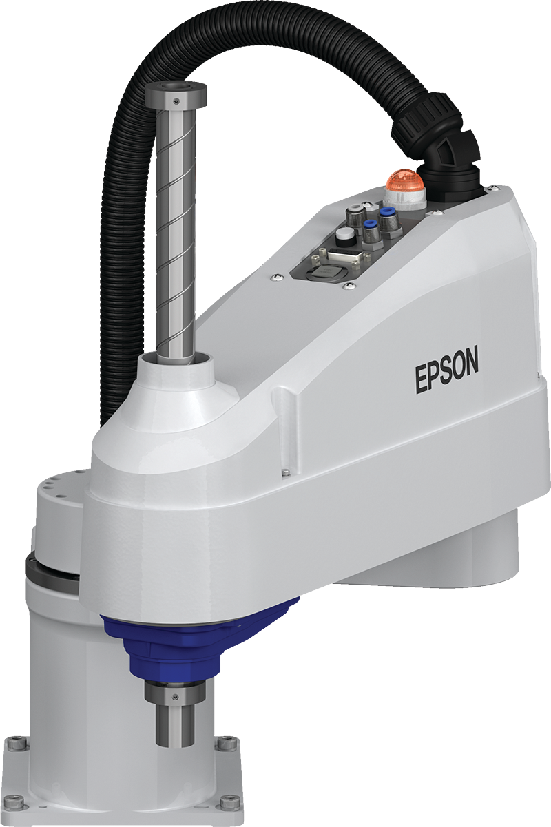 The LS10-B SCARA robot boasts fast acceleration and deceleration rates.