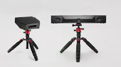 From left, the C504 and L6 3-D scanners