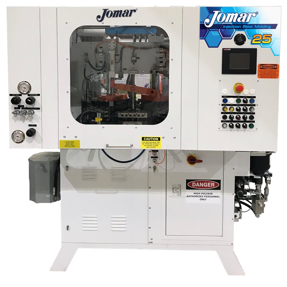Jomar&apos;s new Model 25 is especially suited for first-time processors of IBM bottles.