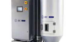 The NGX-100 single-blower, twin-tower desiccant dryer from AEC maintains a dew point of minus 40 degrees Fahrenheit or lower at all times.