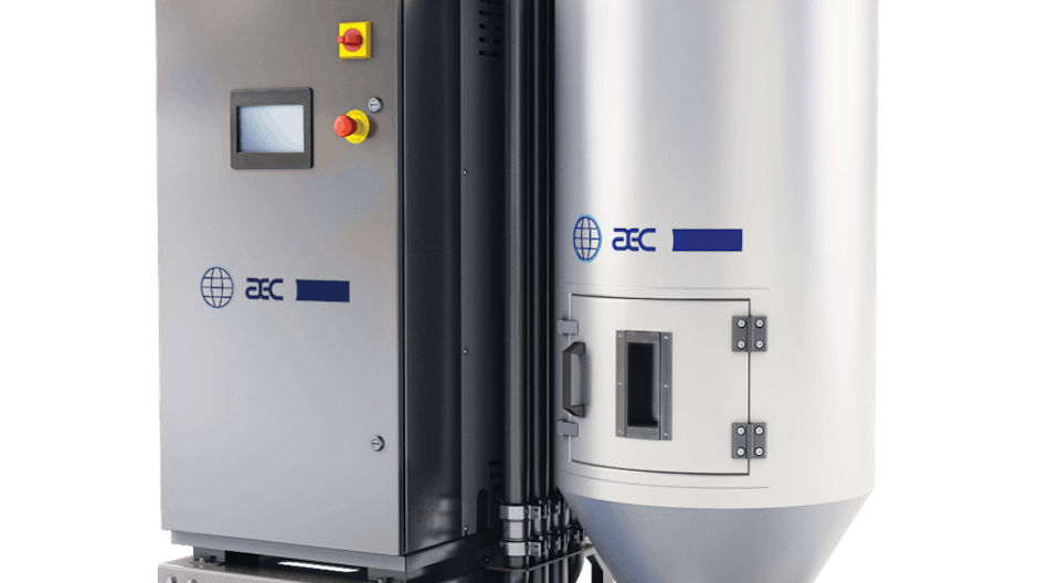 The NGX-100 single-blower, twin-tower desiccant dryer from AEC maintains a dew point of minus 40 degrees Fahrenheit or lower at all times.