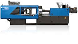 The fourth generation of Sumitomo (SHI) Demag’s El-Exis SP line is designed to achieve energy savings of as much as 20 percent over the company’s third-generation machines. The fourth generation of Sumitomo (SHI) Demag’s El-Exis SP line is designed to achieve energy savings of as much as 20 percent over the company’s third-generation machines.