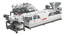 Gneuss’ latest GPU extrusion line features a second-generation MRS extruder with an enhanced drive.