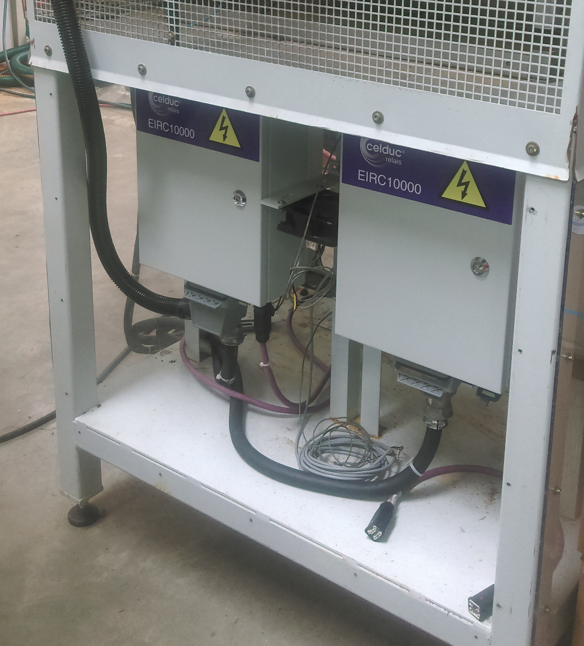 These regulation modules control the lamps that heat preforms.