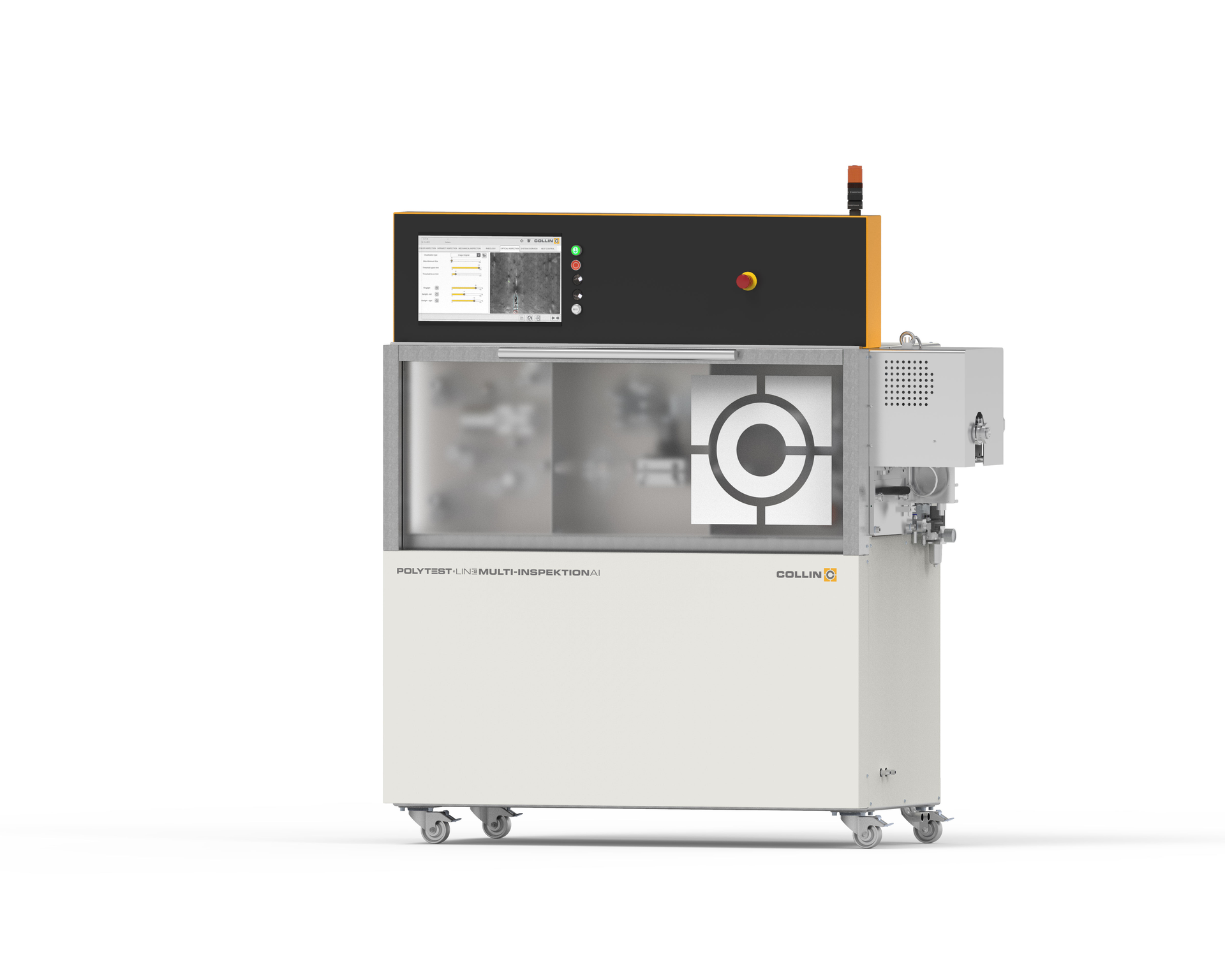 Collin's Multi-Inspection diverts a small amount of melt from the main line to be tested.