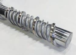 Davis-Standard’s DS-Blend extrusion screw mixing element Davis-Standard’s DS-Blend extrusion screw mixing element