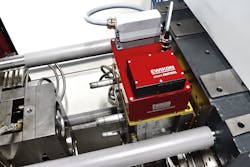 Ewikon's Smart Control is delivered wired and mounted on the wiring box of the mold, and is designed to stay connected for the life of the mold. Ewikon's Smart Control is delivered wired and mounted on the wiring box of the mold, and is designed to stay connected for the life of the mold.