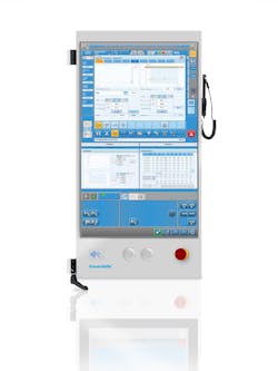 This 21.5-inch intuitive control screen will be standard on all new KraussMaffei CX, GX, MX and PX machines. This 21.5-inch intuitive control screen will be standard on all new KraussMaffei CX, GX, MX and PX machines.