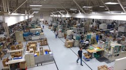 Garner Industries Inc. has 28 injection molding machines with clamping forces ranging from 35 tons to 500 tons.