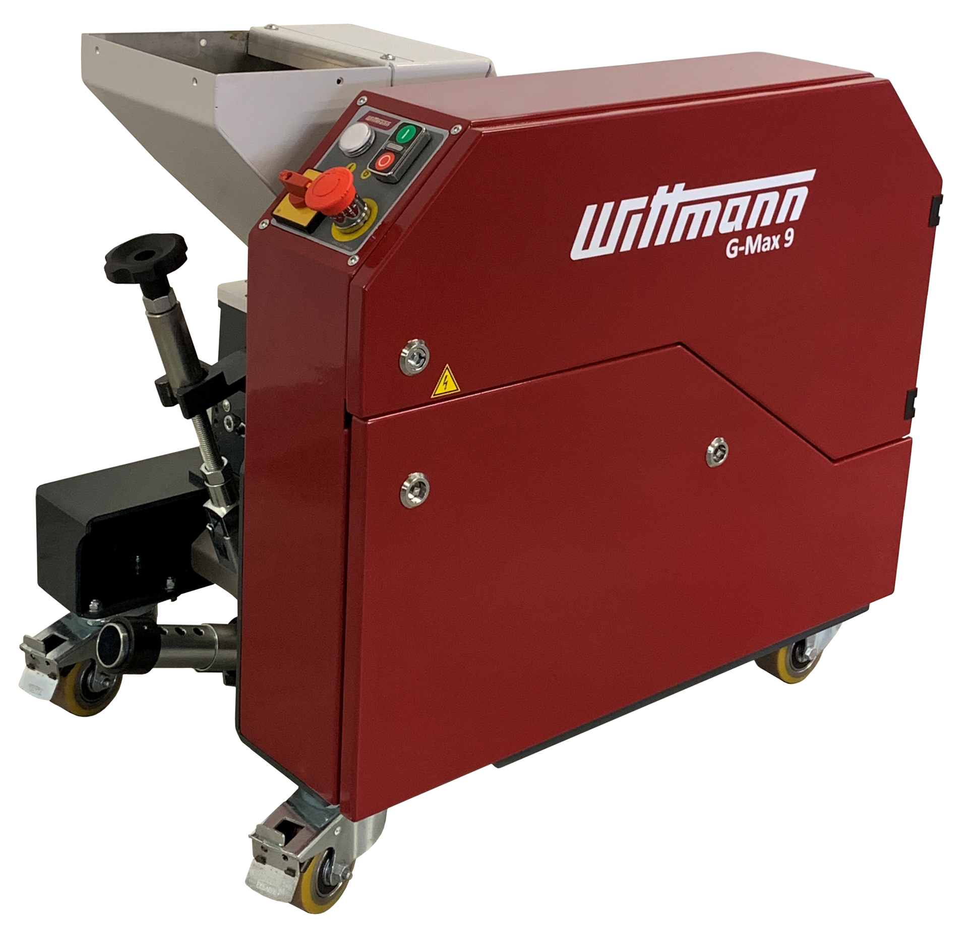 The G-Max 9 features three different hoppers.