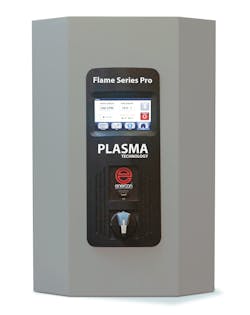 The Flame Series Pro from Enercon allows real-time adjustment of gas and airflow for repeatable flame treatment.