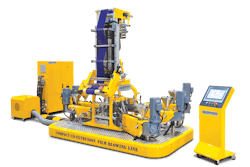 Designed for running material tests and for quality-control purposes, Labtech's new small-scale, five-extruder line features three 20mm extruders and two 25mm extruders. Designed for running material tests and for quality-control purposes, Labtech's new small-scale, five-extruder line features three 20mm extruders and two 25mm extruders.