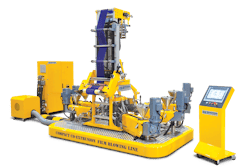 Designed for running material tests and for quality-control purposes, Labtech's new small-scale, five-extruder line features three 20mm extruders and two 25mm extruders. Designed for running material tests and for quality-control purposes, Labtech's new small-scale, five-extruder line features three 20mm extruders and two 25mm extruders.