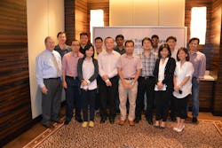 Len Czuba with a class he taught in Kuala Lumpur in 2013. Len Czuba with a class he taught in Kuala Lumpur in 2013.