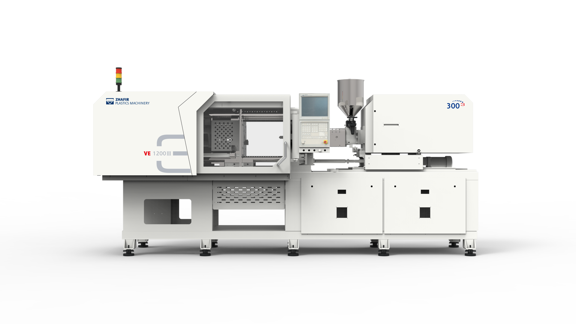 Haitian's third--generation Venus series, the Venus III, features many upgrades, including improvements to clamp units, injection units and controllers.