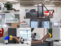 The coolant mist condenser from Haas consists of various components that can be ordered with new machines or retrofitted. The coolant mist condenser from Haas consists of various components that can be ordered with new machines or retrofitted.