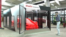 The Modix MAMA extra-large 3-D printer is targeted at the automotive, aviation and boating markets. The Modix MAMA extra-large 3-D printer is targeted at the automotive, aviation and boating markets.