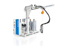 The RimStar Smart mixing and metering machine debuted at K 2019.