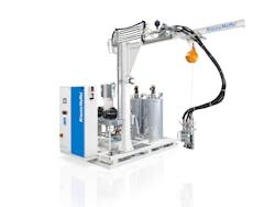 The RimStar Smart mixing and metering machine debuted at K 2019. The RimStar Smart mixing and metering machine debuted at K 2019.