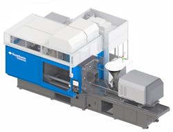 At K 2019, Sumitomo featured an IntElect 500 turnkey manufacturing cell with components from several partner companies. At K 2019, Sumitomo featured an IntElect 500 turnkey manufacturing cell with components from several partner companies.