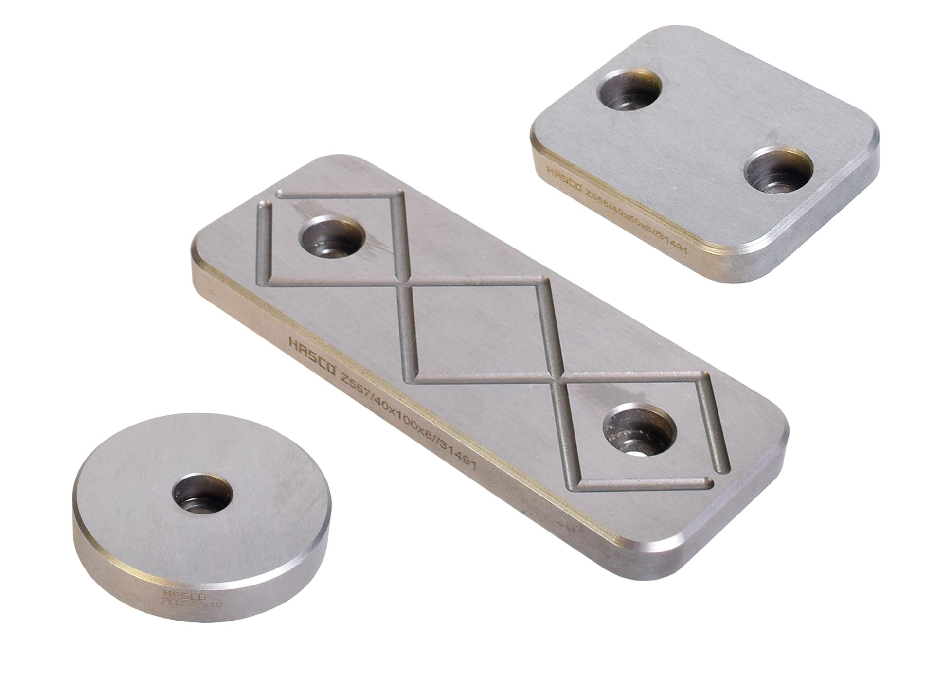 Hasco's pressure and adjustment plates are now available from stock in 70 new dimensions.