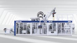 Illig has redsigned it RDM 76K thermoformer to handle bigger, deeper-draw parts. Illig has redsigned it RDM 76K thermoformer to handle bigger, deeper-draw parts.