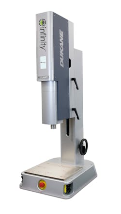 Dukane's Infinity ultrasonic welding system Dukane's Infinity ultrasonic welding system
