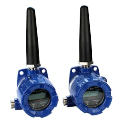 BinMaster has expanded its offerings with wireless communications devices designed to transmit data from silos to PCs and phones.Shown is a pair of` WR-30-RP signal repeaters. BinMaster has expanded its offerings with wireless communications devices designed to transmit data from silos to PCs and phones.Shown is a pair of` WR-30-RP signal repeaters.