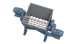 The DWS 45/160 is suitable for pre-shredding big bags and large containers. The DWS 45/160 is suitable for pre-shredding big bags and large containers.