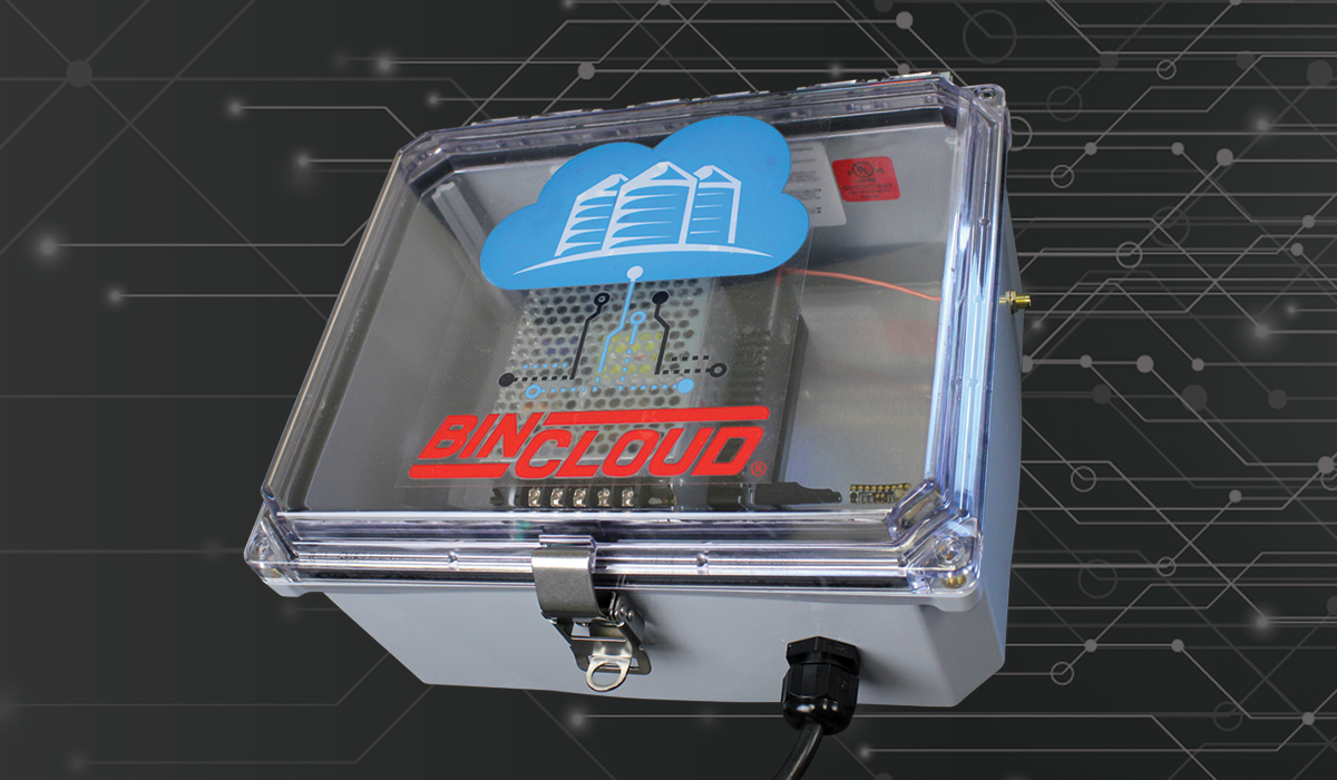 The BinCloud Gateway takes measurement data from level sensors in silos and other vessels and sends it to devices such as smartphones and PCs.