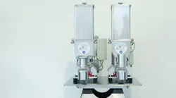 Brabender Technologie's DDSR20 twin-screw feeder, left, and DSR28 loss-in-weight feeder now feature major design revisions.