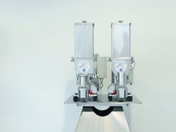 Brabender Technologie's DDSR20 twin-screw feeder, left, and DSR28 loss-in-weight feeder now feature major design revisions. Brabender Technologie's DDSR20 twin-screw feeder, left, and DSR28 loss-in-weight feeder now feature major design revisions.